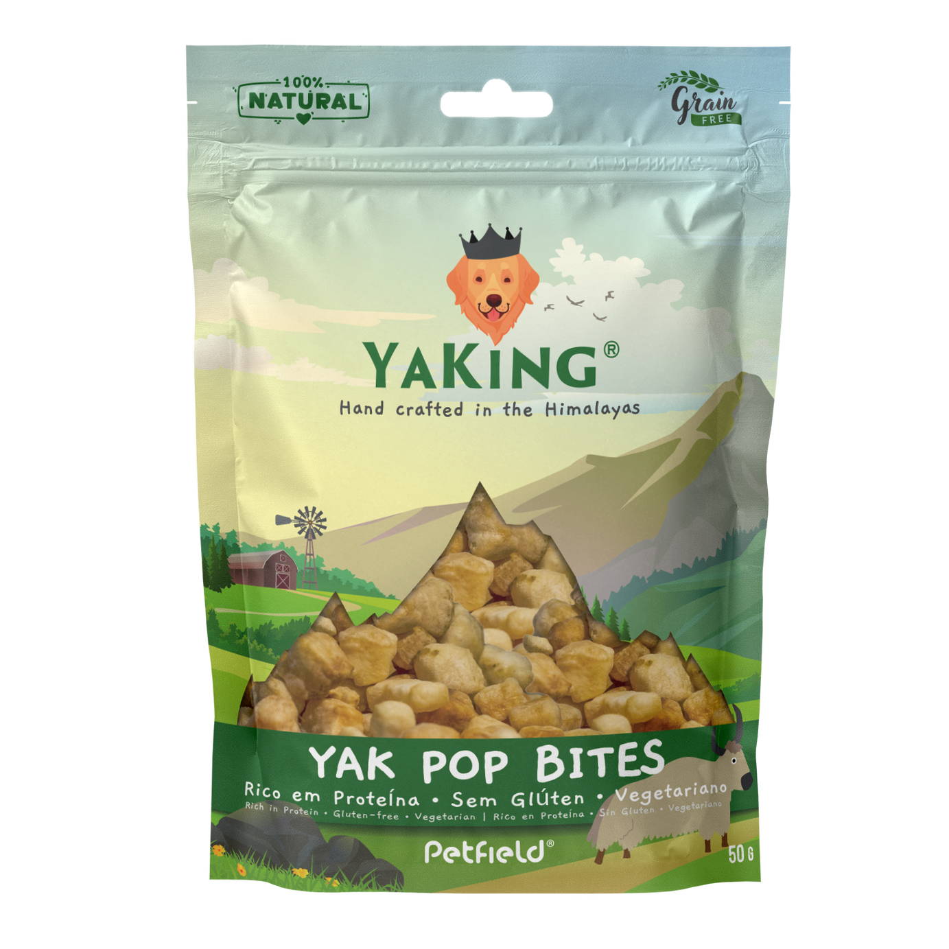 Yaking – Snacks Yak Pop Bites para cães
