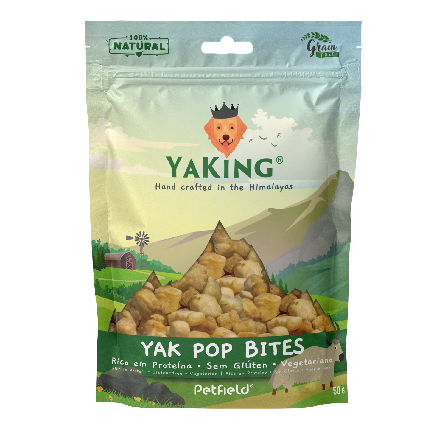 Yaking – Snacks Yak Pop Bites para cães