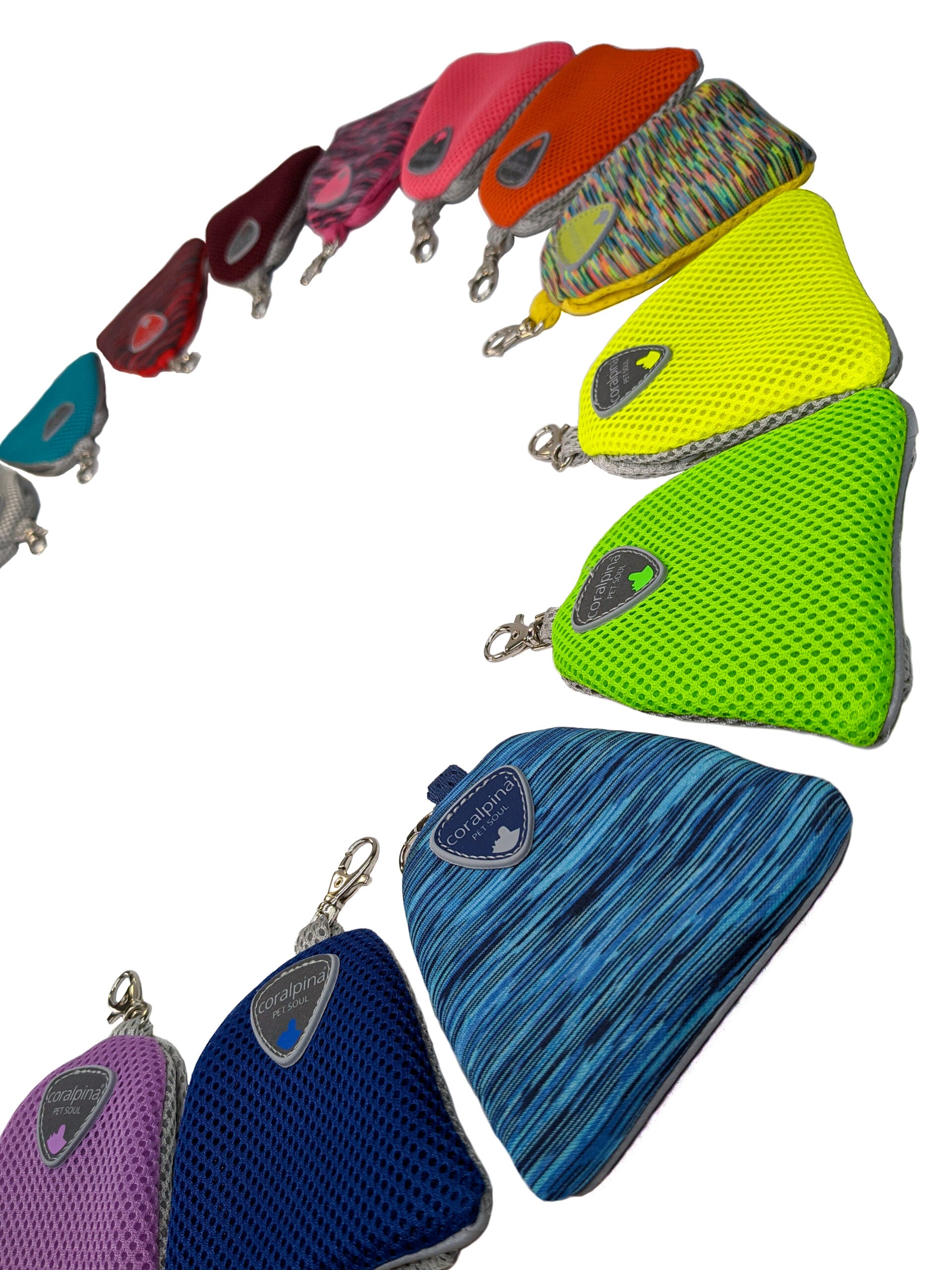 Porta-Sacos para Dejetos Coralpina em Malha – Compatível com Trelas e Peitorais Coralpina - Várias Cores