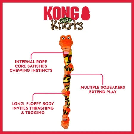KONG Knots Snake M/L – Cores Sortidas