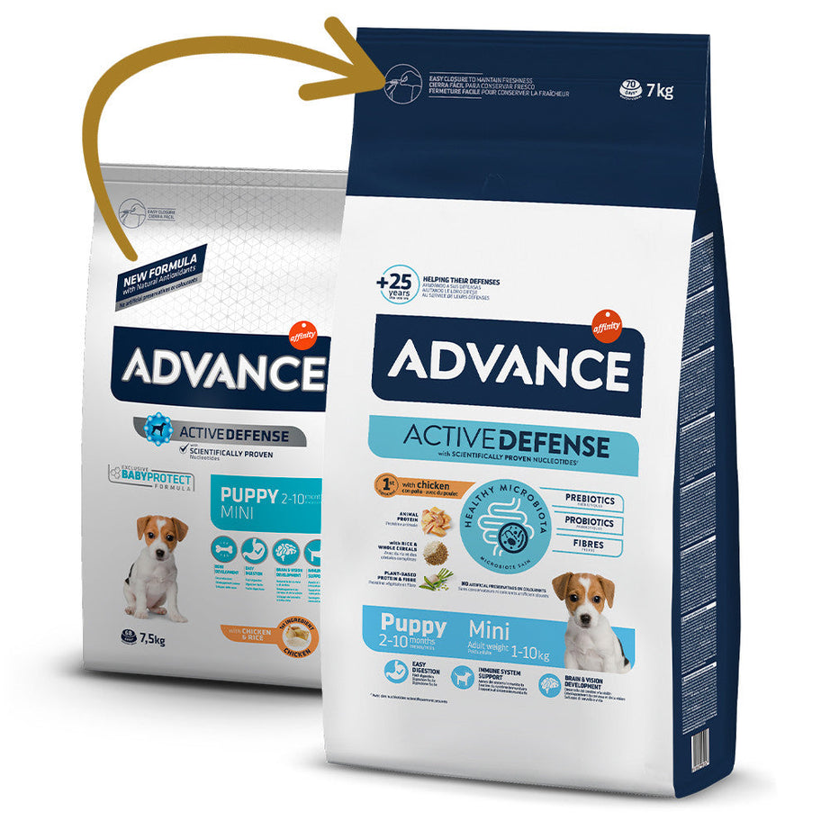 Advance Dog Mini Puppy Frango & Arroz - DOGGIE STORE