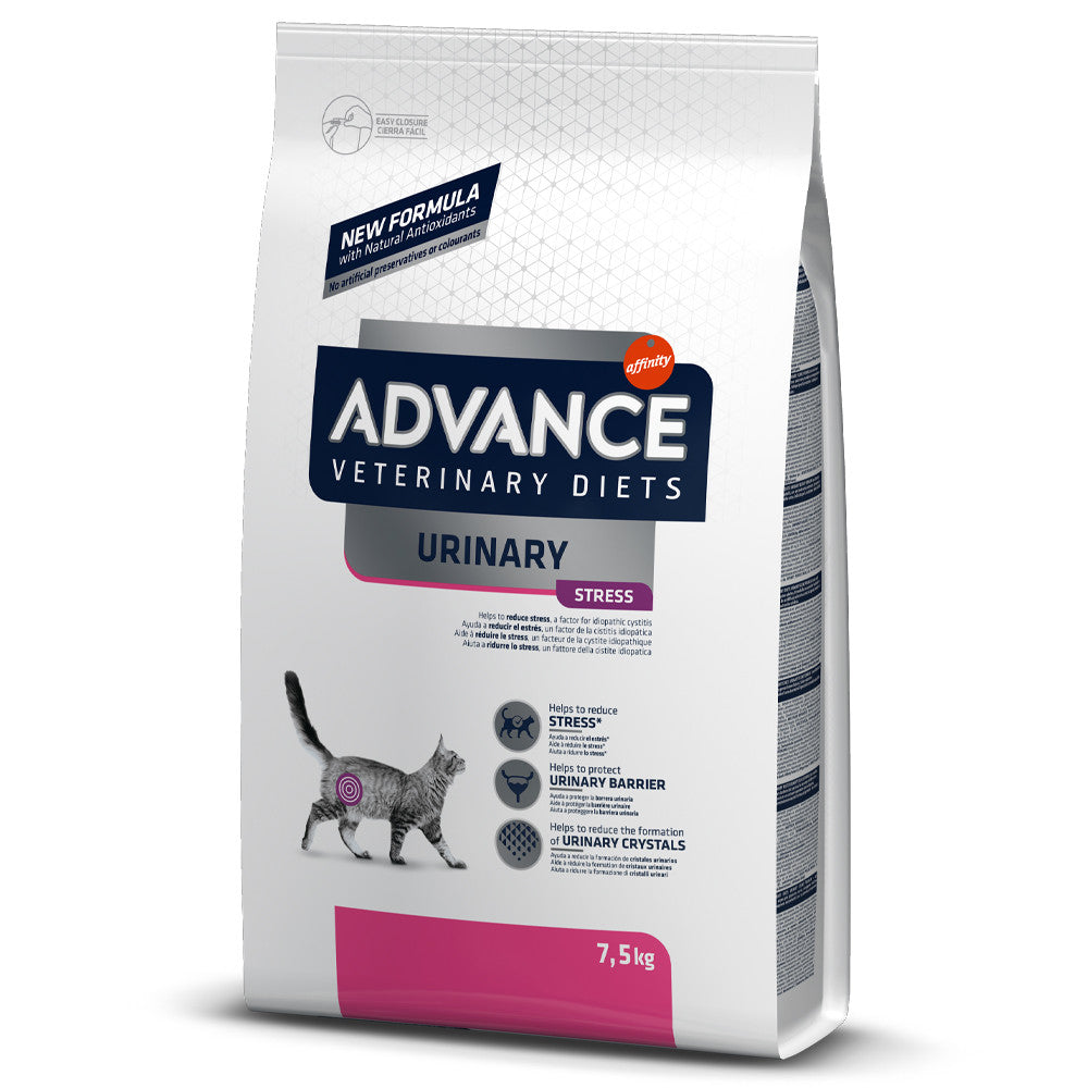 Advance VET Urinary Stress - Ração seca para gato adulto com problemas urinários - DOGGIE STORE