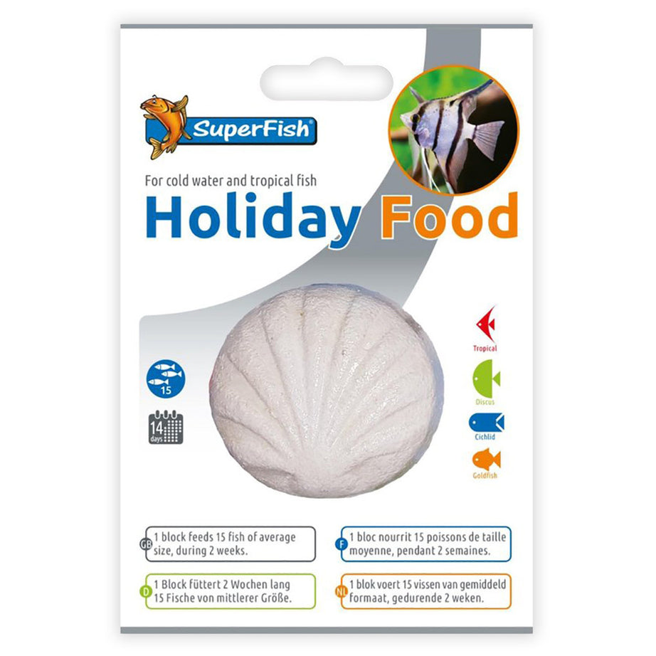 Alimento de férias para peixes - SuperFish