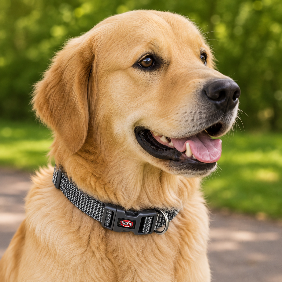 Coleira Premium Trixie para cão | Antracite