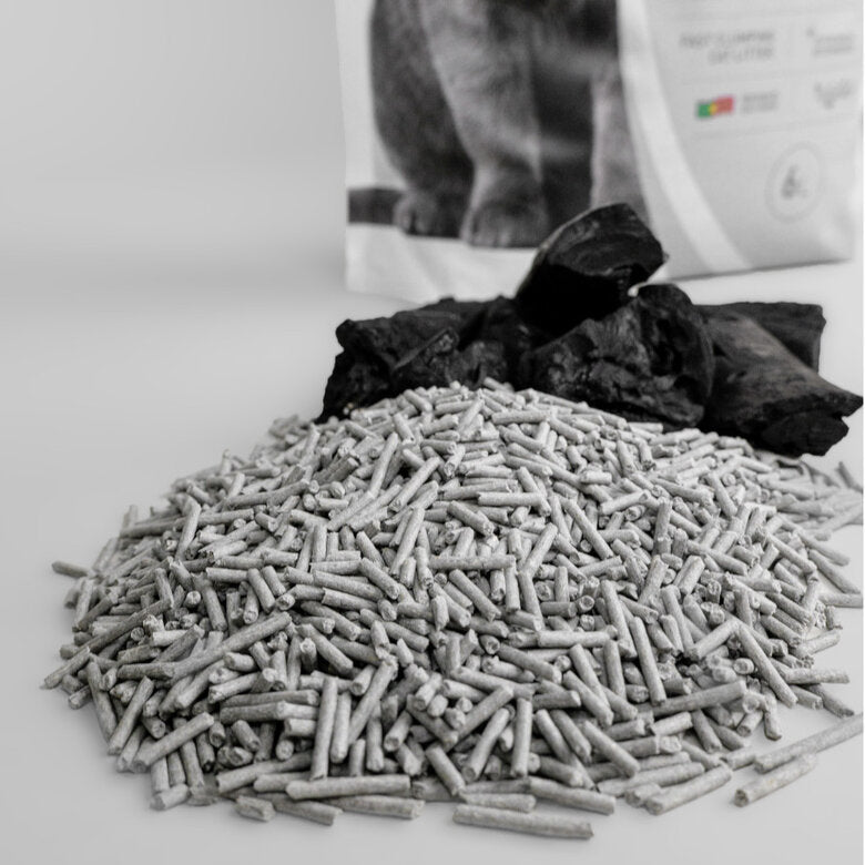 Weego Charcoal Tofu – Areia Aglomerante de Tofu com Carvão Ativo para Gatos
