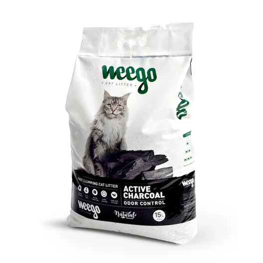 Areia aglomerante para Gato | Weego™ Cat Litter Active Charcoal