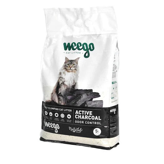 Areia aglomerante para Gato | Weego™ Cat Litter Active Charcoal