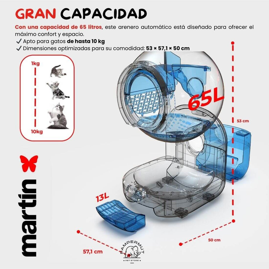 WC Automático Autolimpante Martin Sellier 65 L