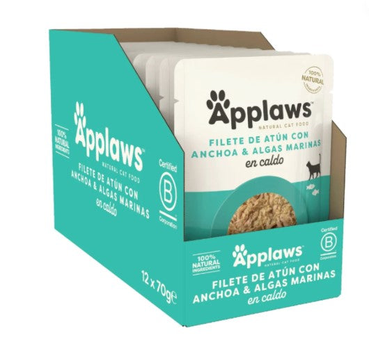 Applaws - Ração húmida para gatos | Atum com Anchovas