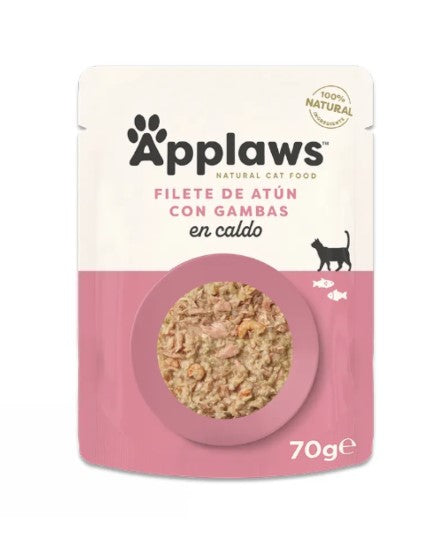 Applaws - Ração húmida para gatos | Atum com Camarão