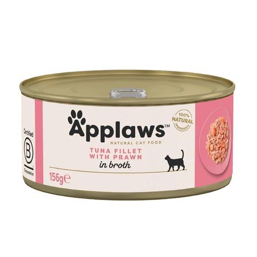 Applaws - Ração húmida para gatos | Filete de Atum com camarão