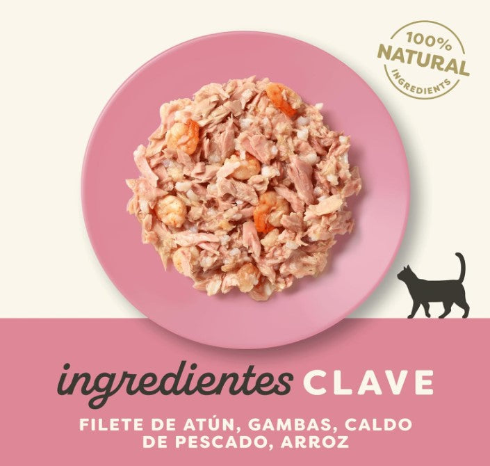 Applaws - Ração húmida para gatos | Filete de Atum com camarão