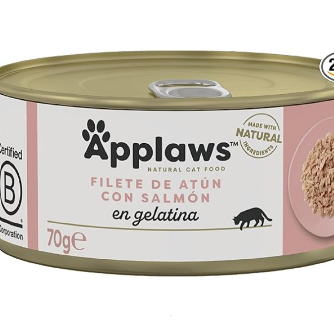 Applaws - Ração húmida para gatos | Filete de Atum com Salmão