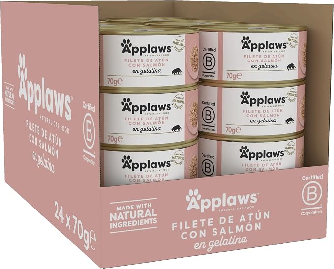 Applaws - Ração húmida para gatos | Filete de Atum com Salmão