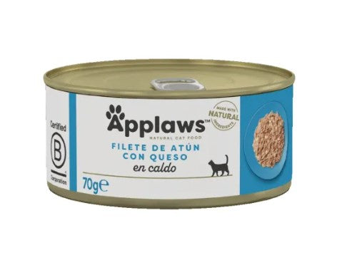 Applaws - Ração húmida para gatos | Filete de Atum com queijo