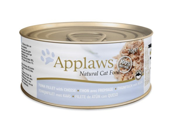 Applaws - Ração húmida para gatos | Filete de Atum com queijo