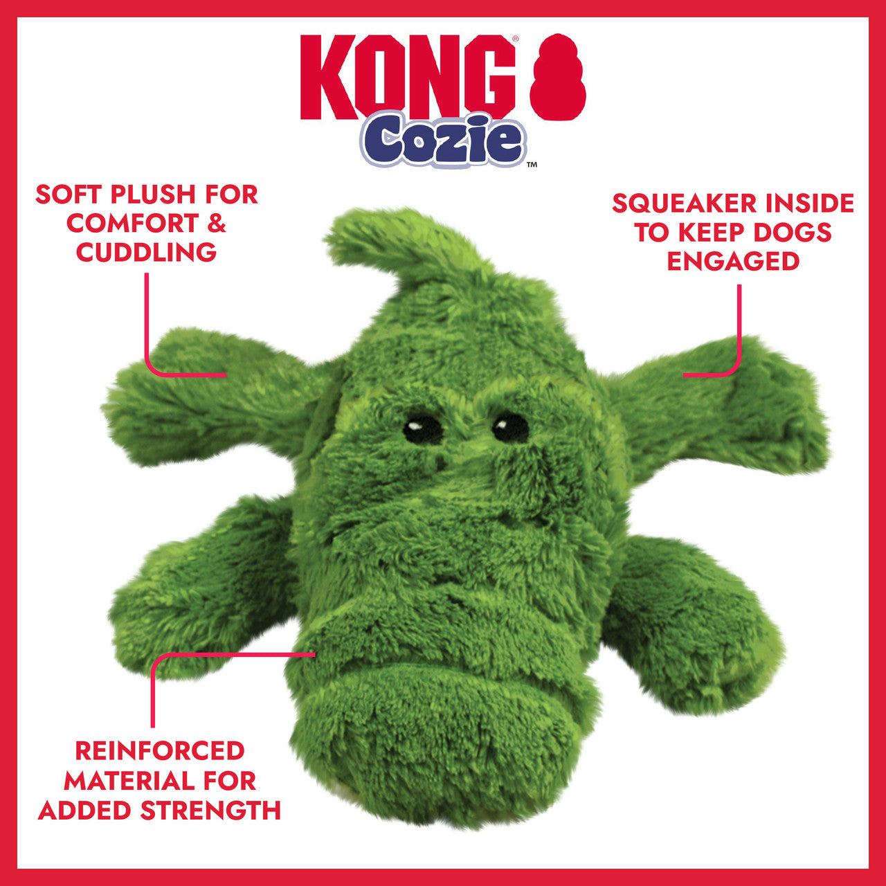 KONG Cozie Alligator