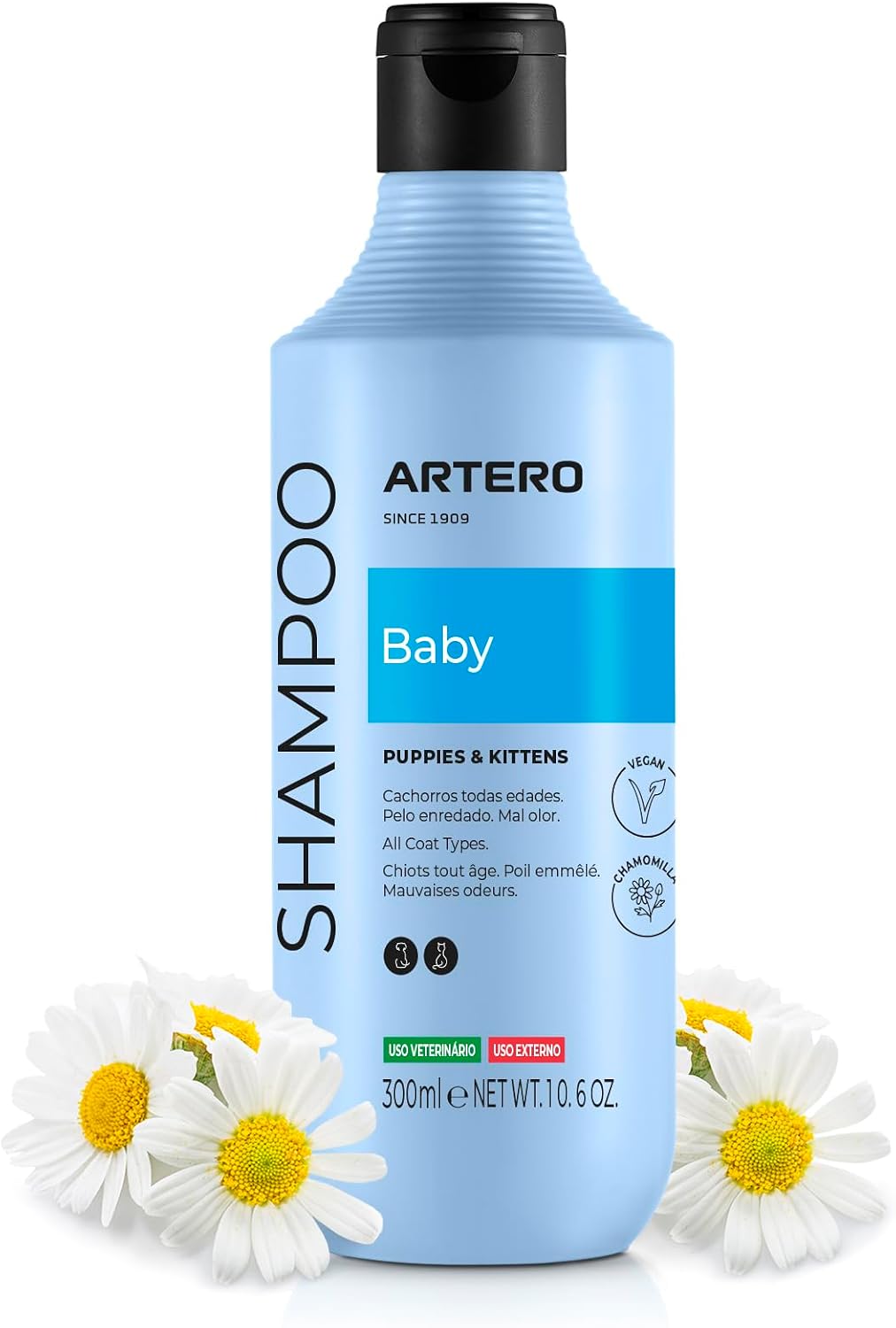 Champô Artero Baby para Cachorros e Gatinhos | 300 ml