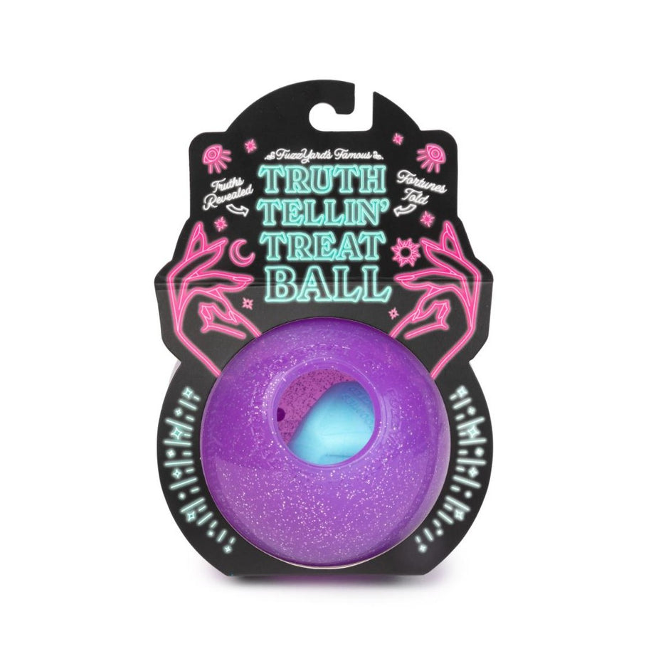 FuzzYard Brinquedo Interativo para Roer com Dispensador de Snacks – Truth Tellin' Treat Ball