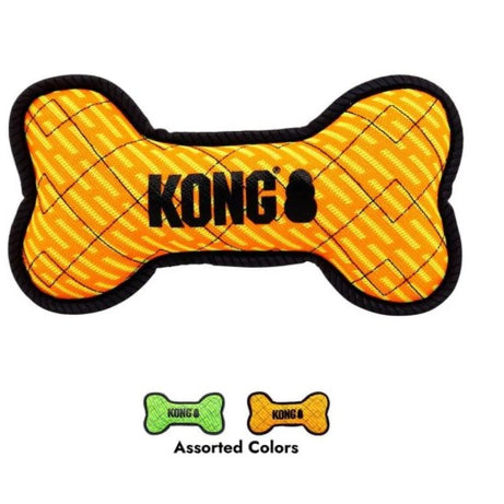 KONG Armor Bone M – Brinquedo Resistente para Cães com Som e Detalhes Refletores