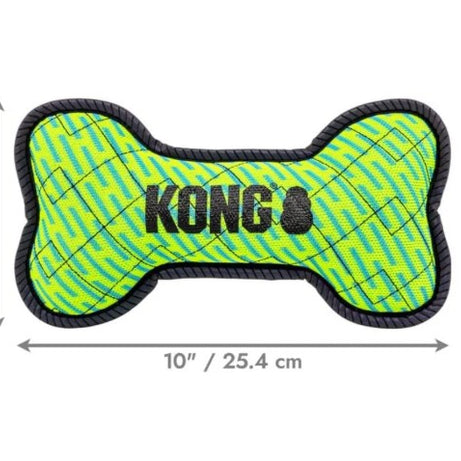 KONG Armor Bone M – Brinquedo Resistente para Cães com Som e Detalhes Refletores