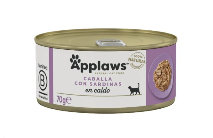 Applaws - Ração húmida para gatos | Cavala com Sardinhas
