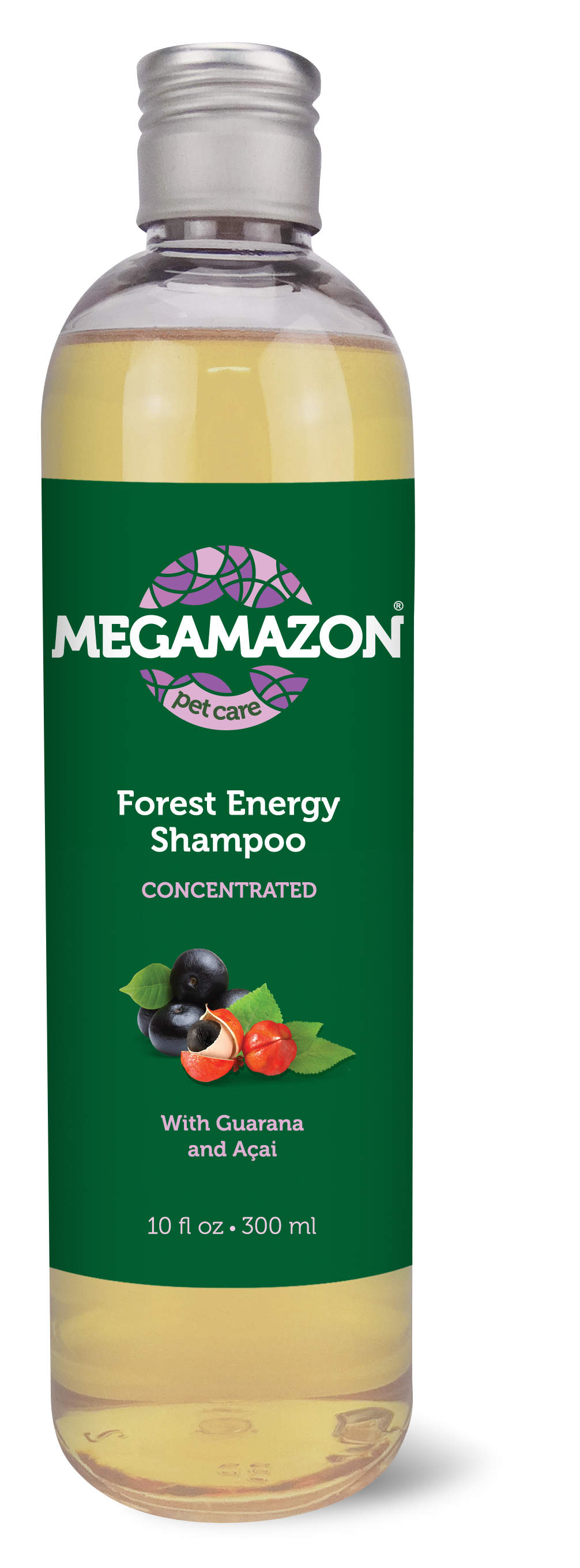Megamazon Champô Forest Energy (Guaraná & Açaí) para cão e gato | 300ml