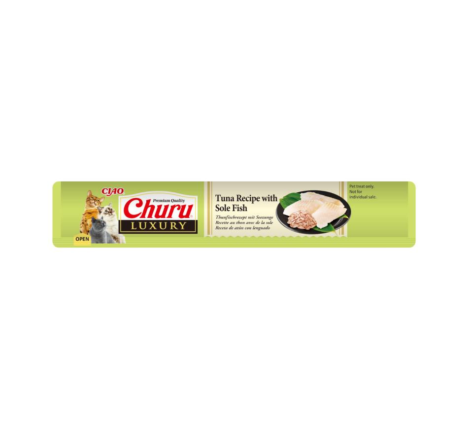 CHURU CAT LUXURY TUNA AND SOLE RECIPE | 4X14g