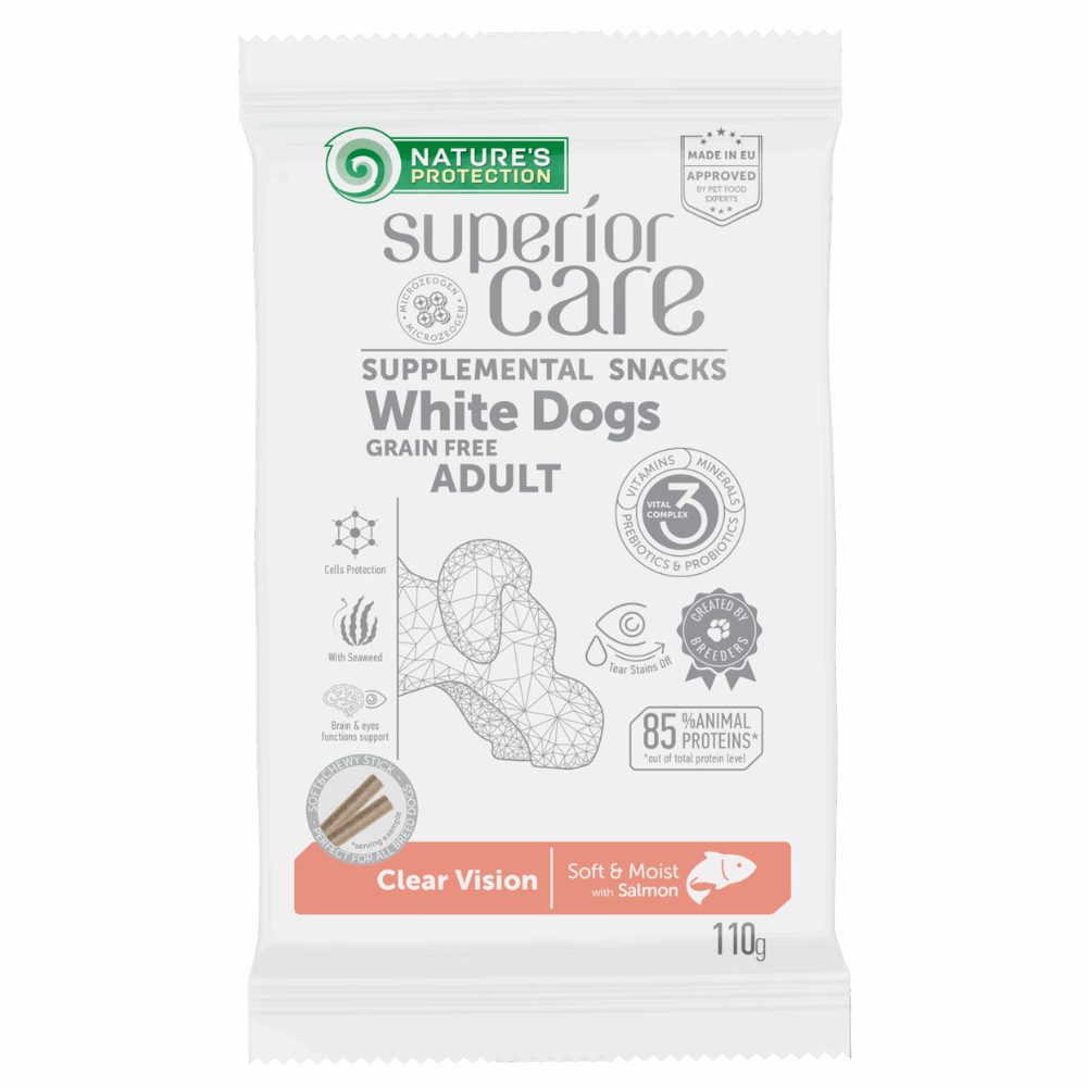 Nature’s Protection Superior Care Clear Vision – Snack para Cão com Salmão | 110 g
