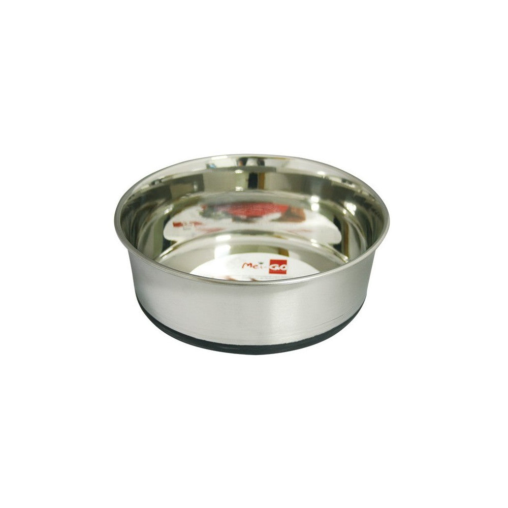 Comedouro inox antiderrapante - Mei-Go