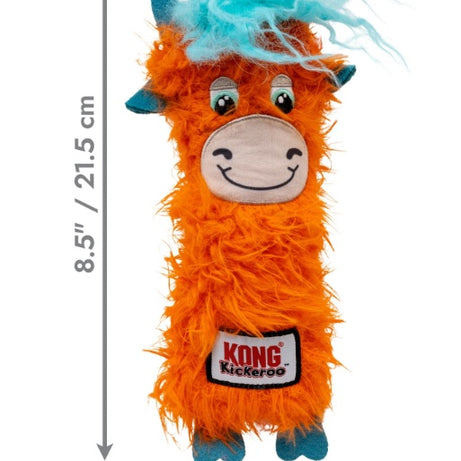 KONG Kickeroo Vaca Highland – Brinquedo para Gatos | Cores Sortidas