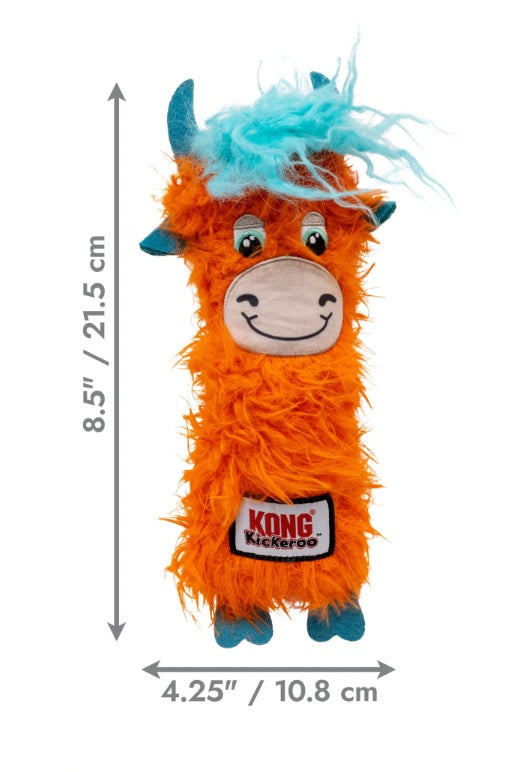 KONG Kickeroo Vaca Highland – Brinquedo para Gatos | Cores Sortidas