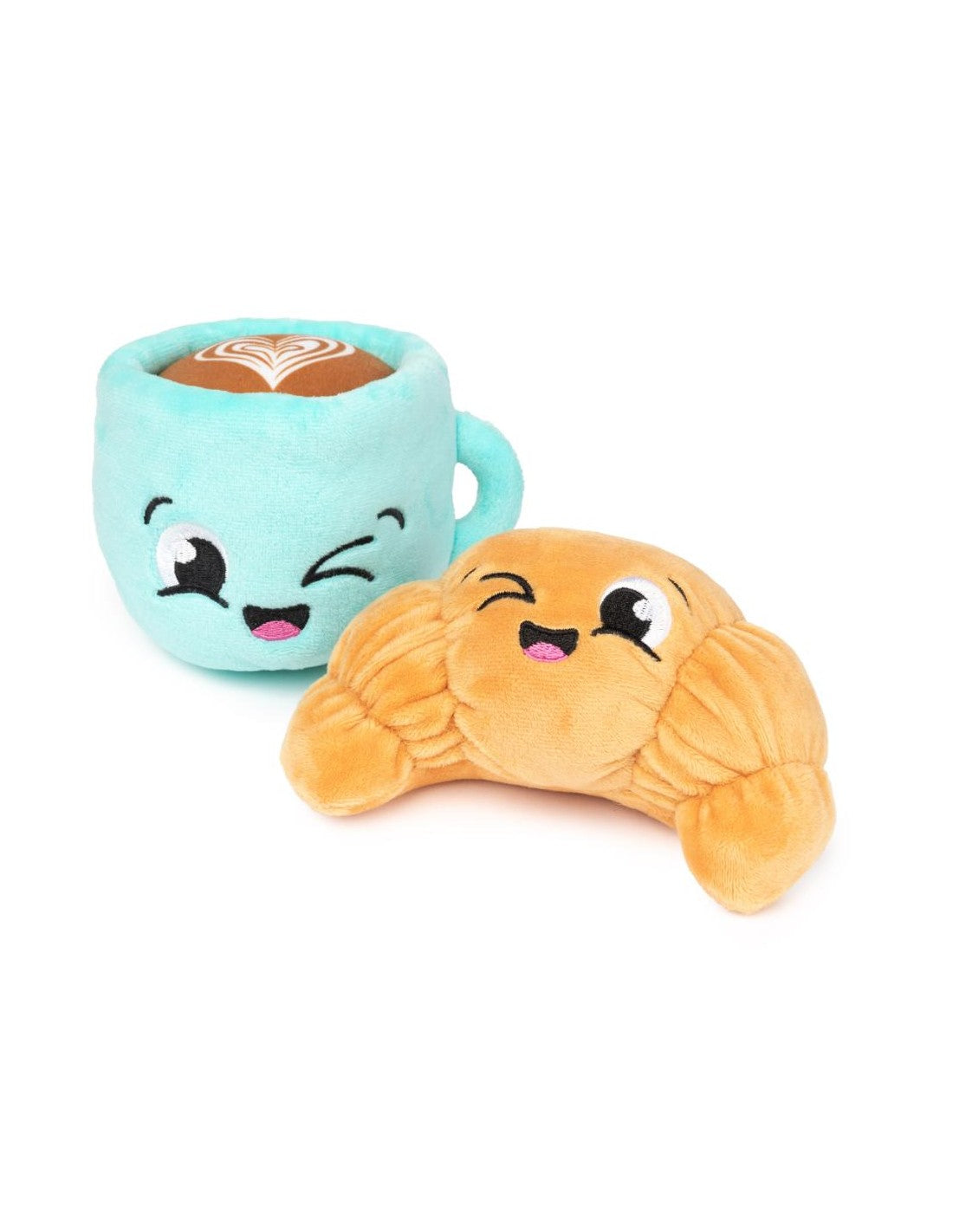 Brinquedo para Cão FuzzYard - Perfect Match - Croissant & Cappuccino 2Pk