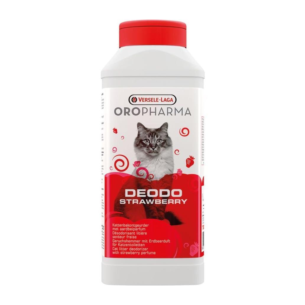 Oropharma Deodo Strawberry – Desodorizante para WC de Gato – 750 g