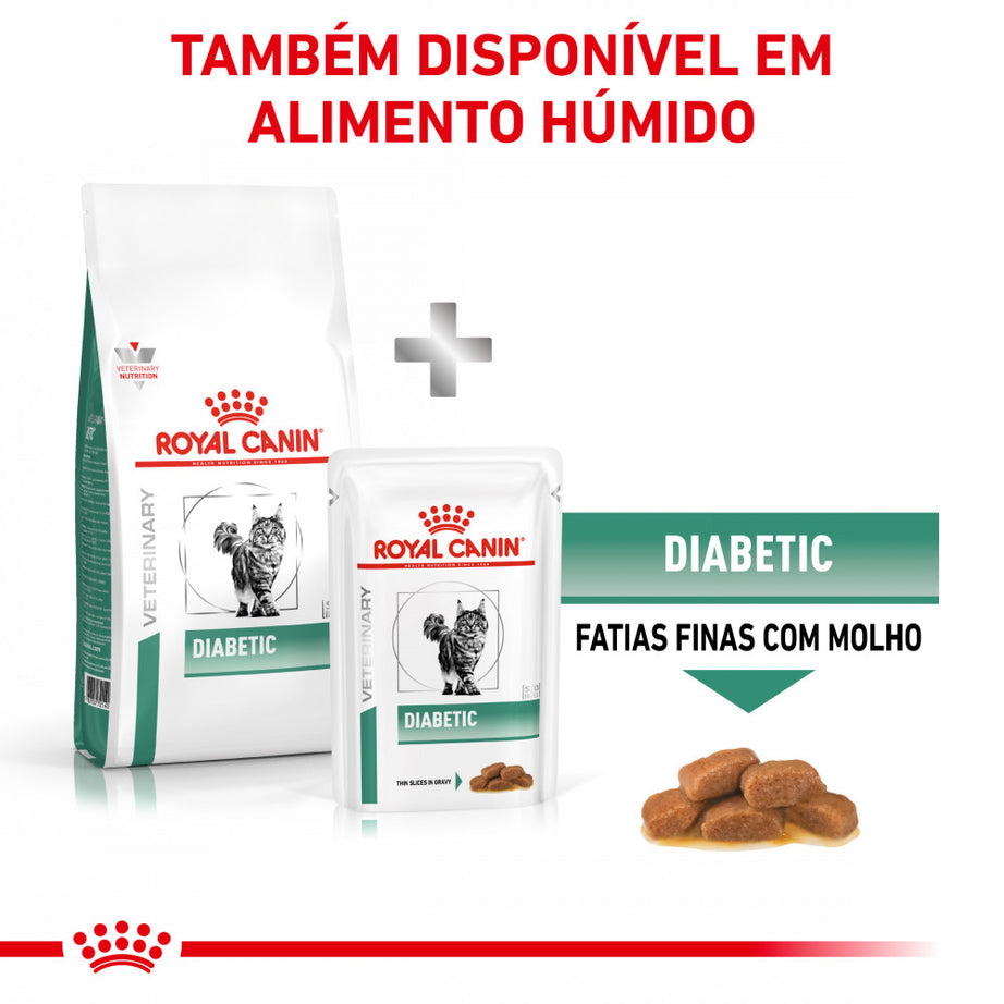 Royal Canin® Veterinary Diabetic – Ração para Gatos Adultos com Diabetes Mellitus