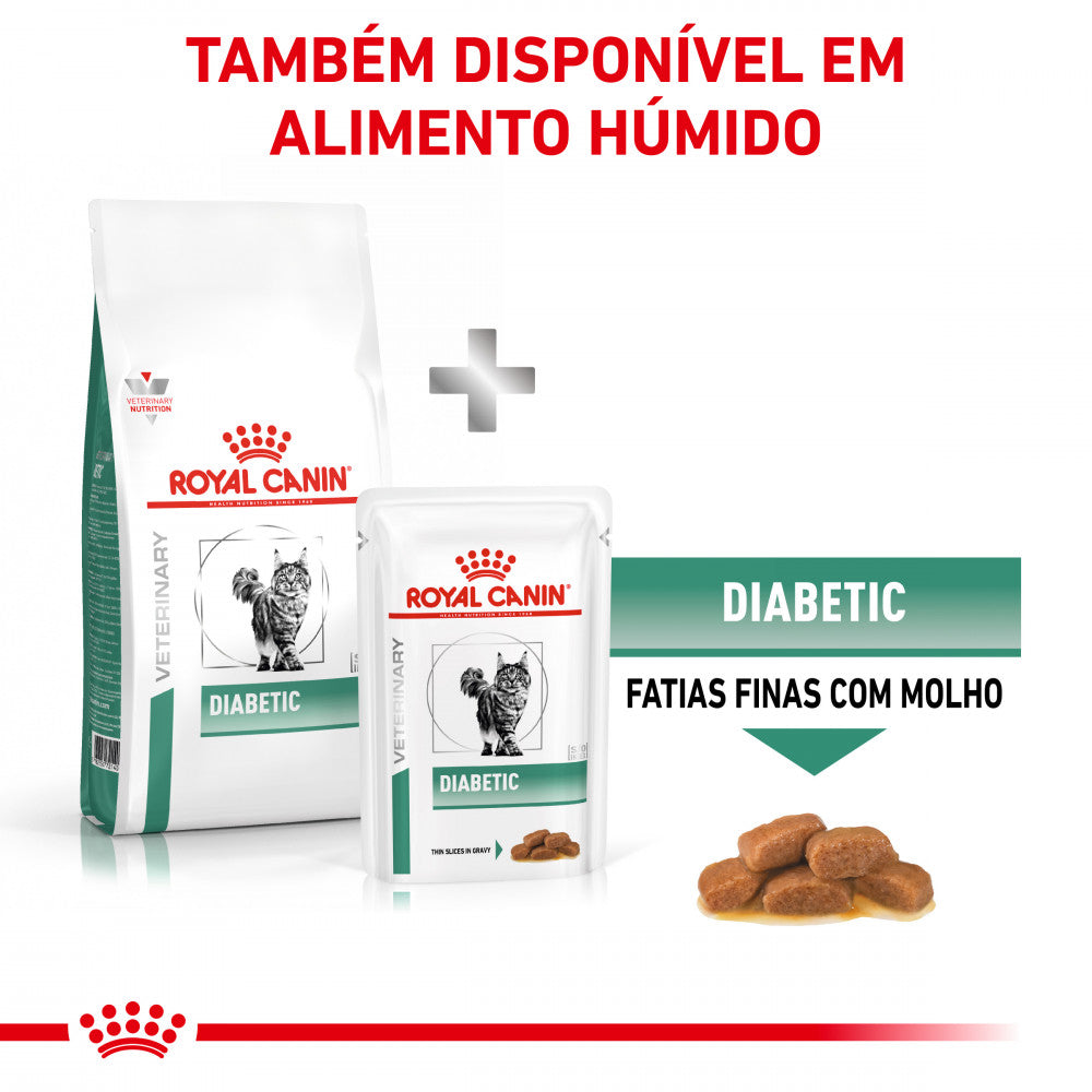 Royal Canin® Veterinary Diabetic – Ração para Gatos Adultos com Diabetes Mellitus
