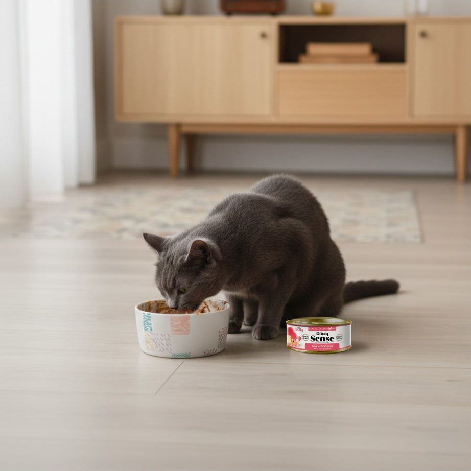 Dibaq Sense Cat Atum e Camarão com Batata