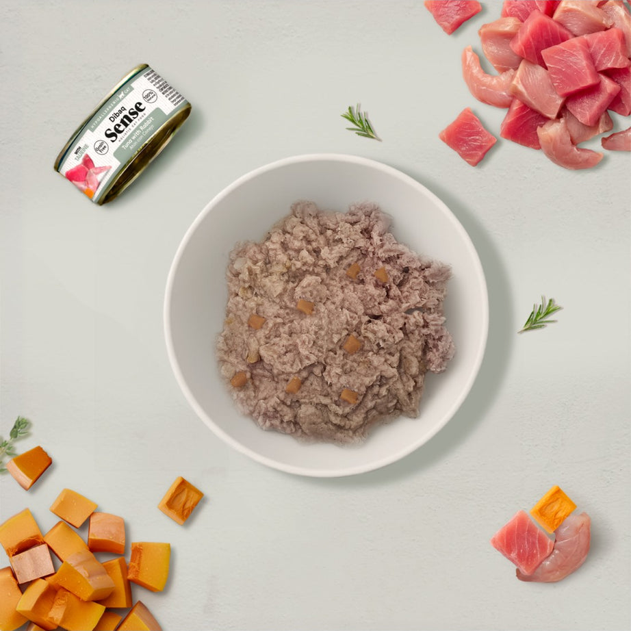 Dibaq Sense Cat Atum e Coelho com Abóbora