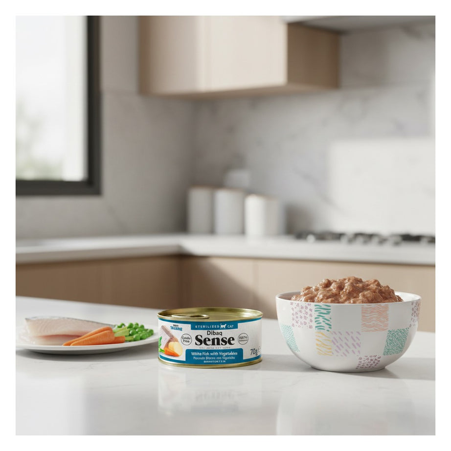 Dibaq Sense Esterilizado Peixe Branco com Legumes