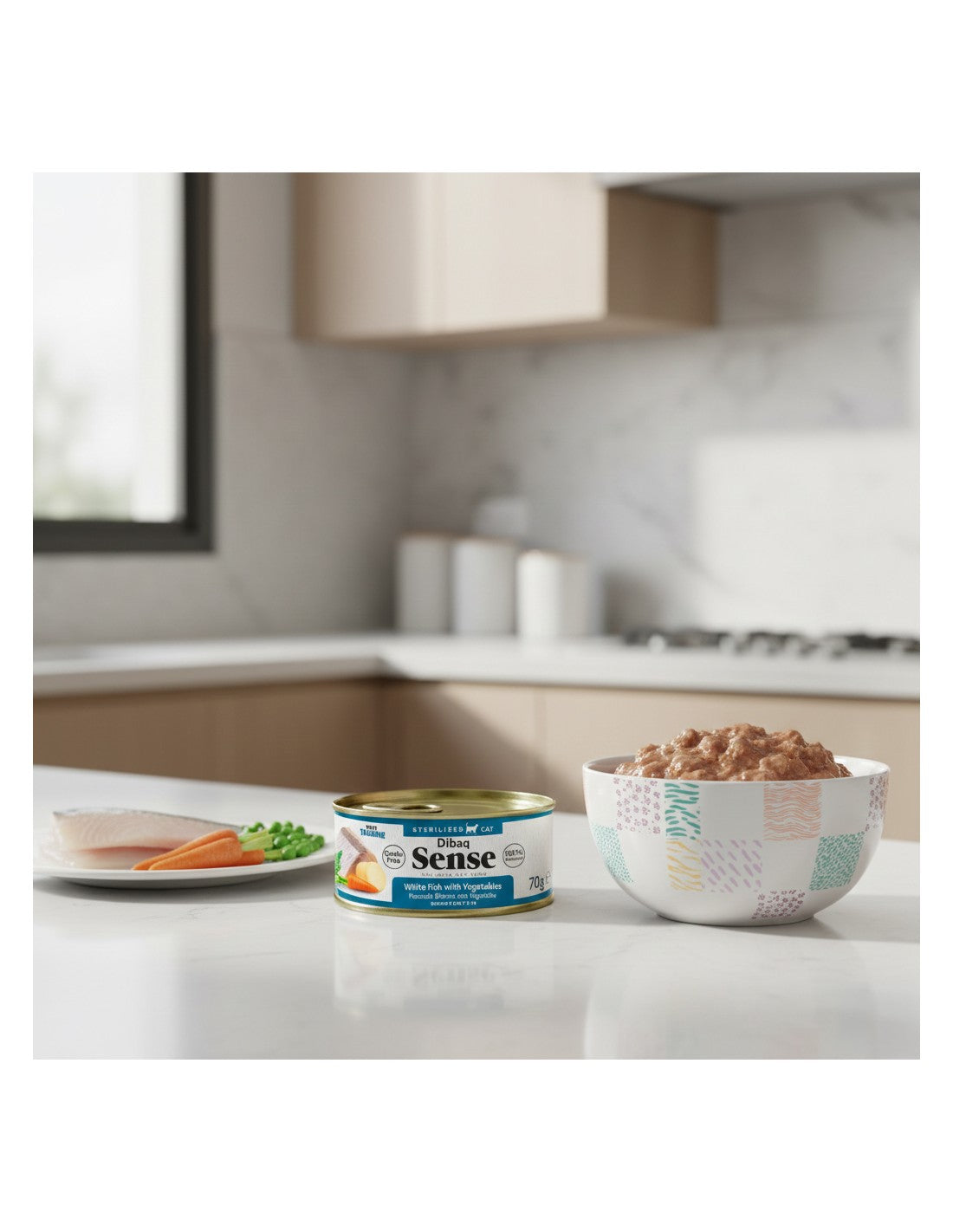 Dibaq Sense Esterilizado Peixe Branco com Legumes