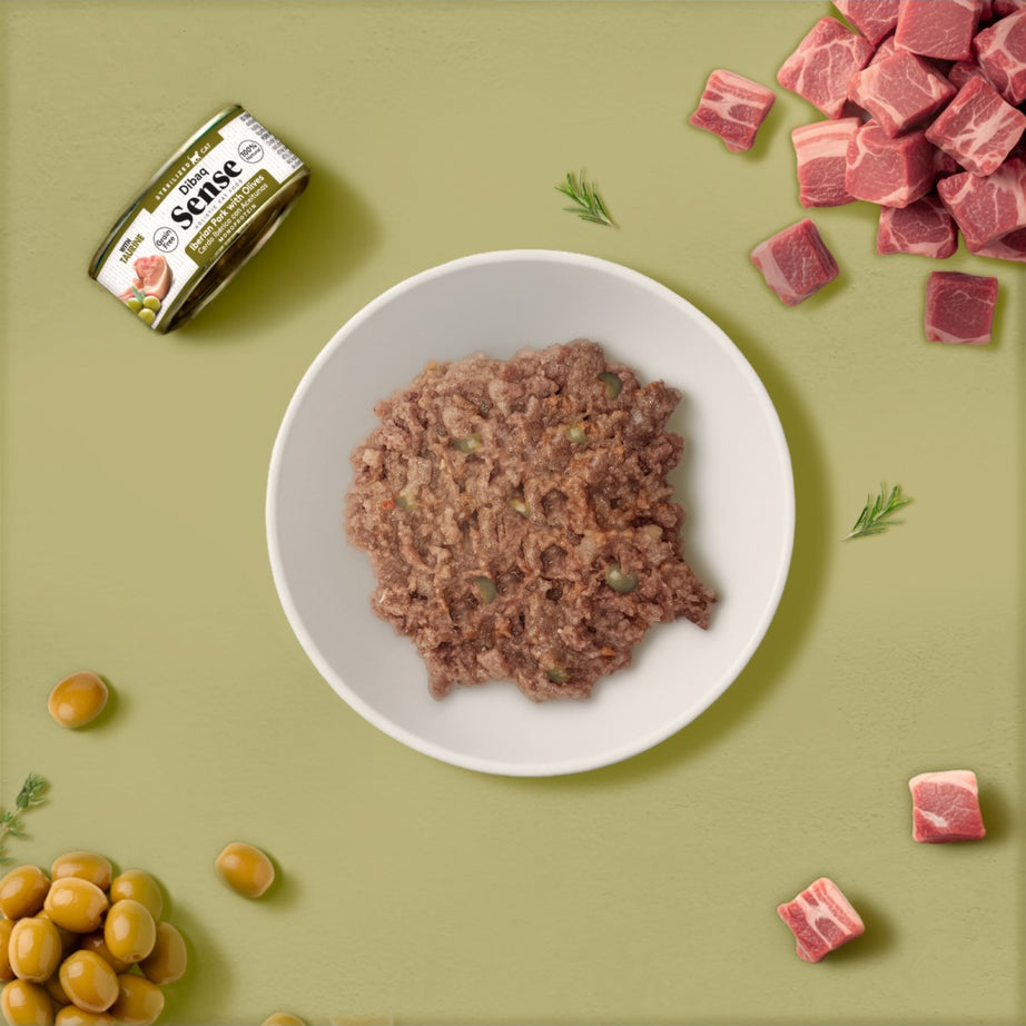 Dibaq Sense Esterilizado Porco Ibérico com Azeitonas