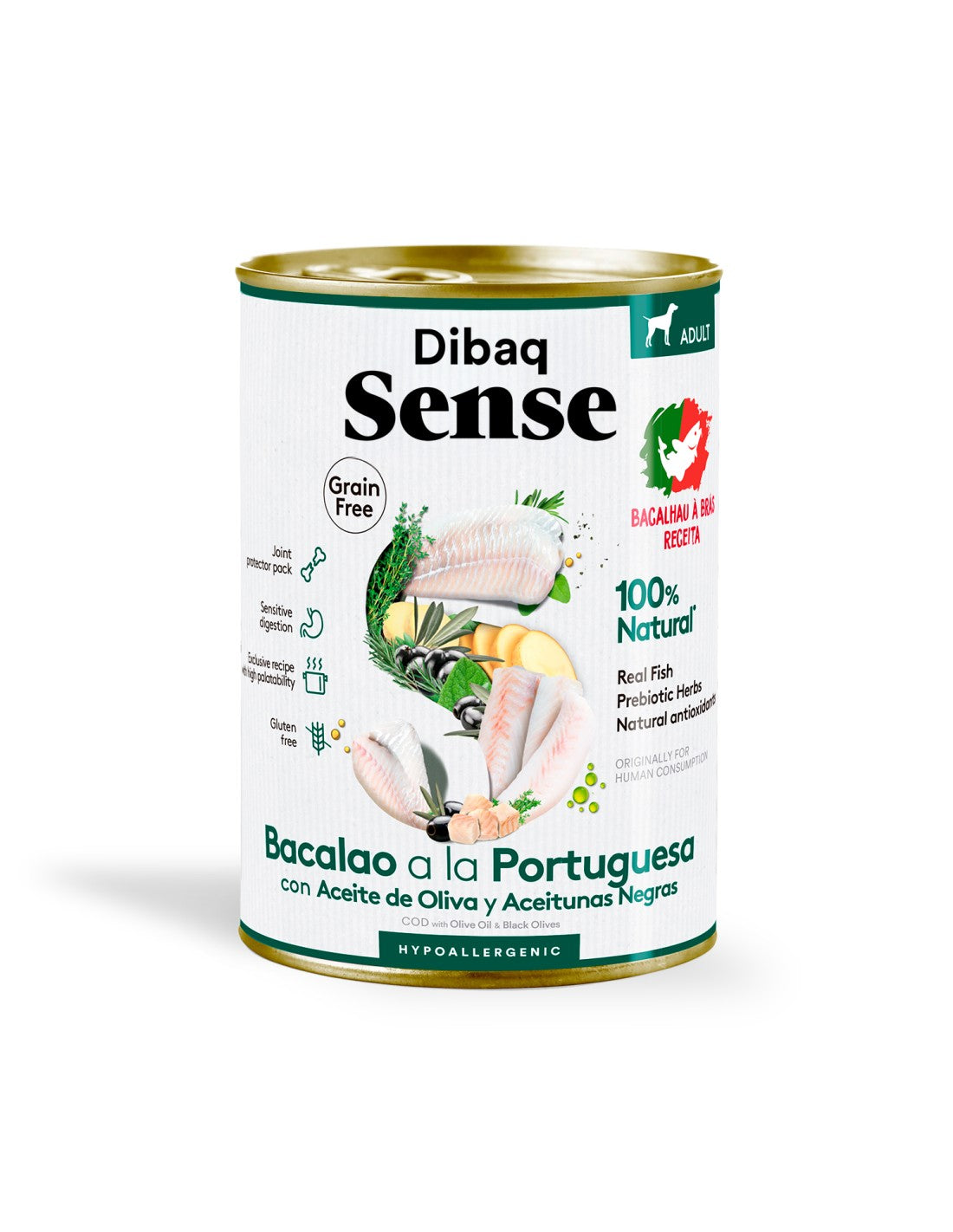 Húmido Dibaq Sense Grain Free | Bacalhau à Portuguesa