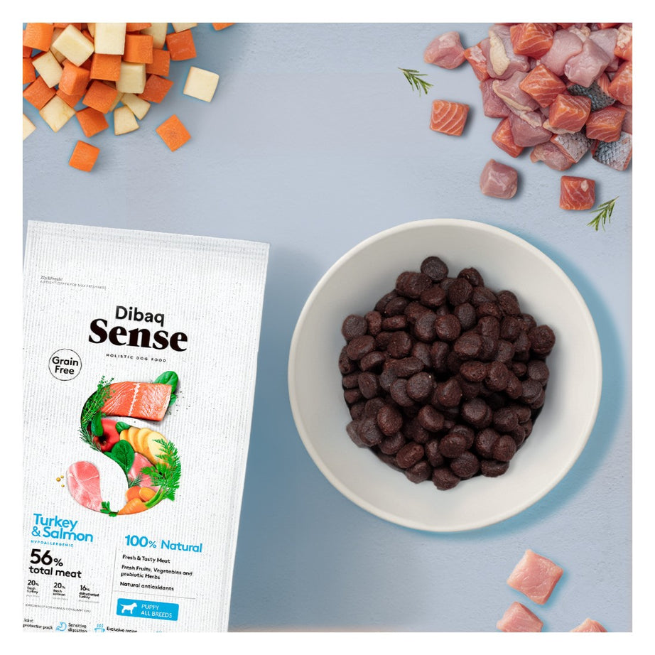 Dibaq Sense Grain Free Salmon - Hypoallergenic dog food for all breeds