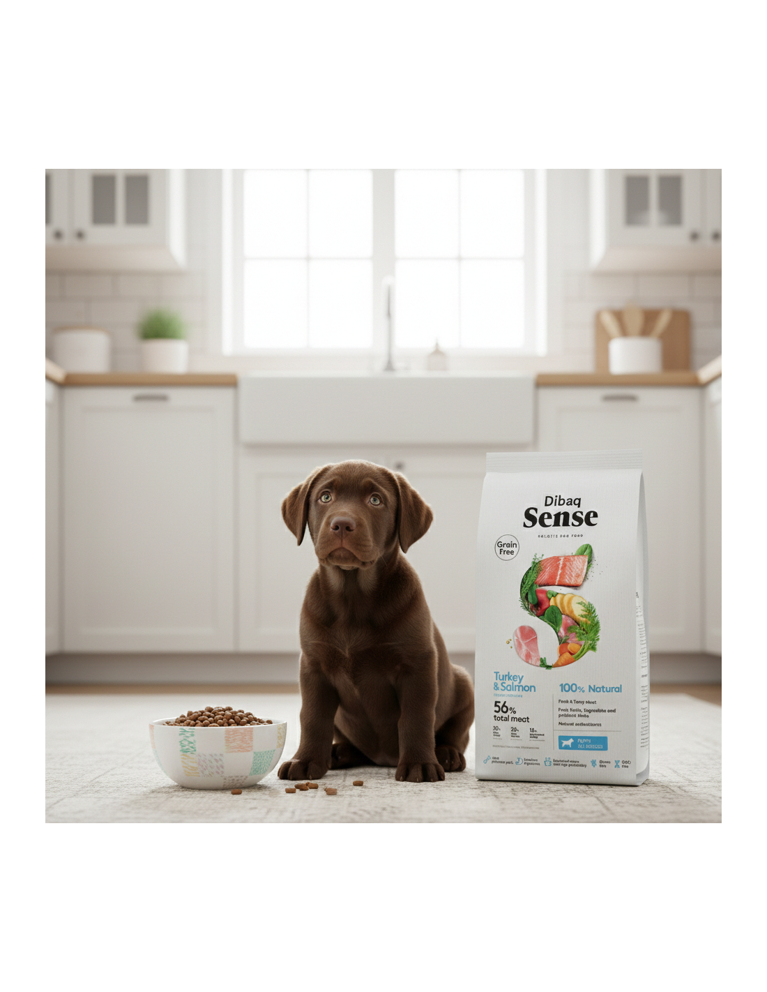 Dibaq Sense Grain Free Salmon - Hypoallergenic dog food for all breeds