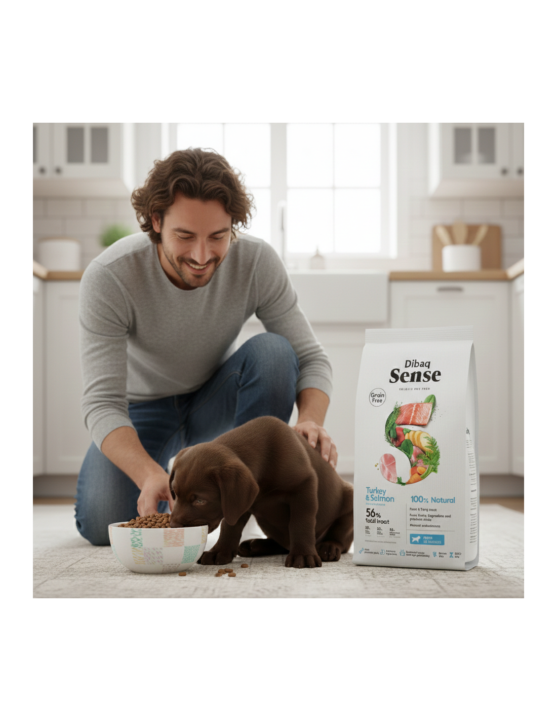 Dibaq Sense Grain Free Salmon - Hypoallergenic dog food for all breeds