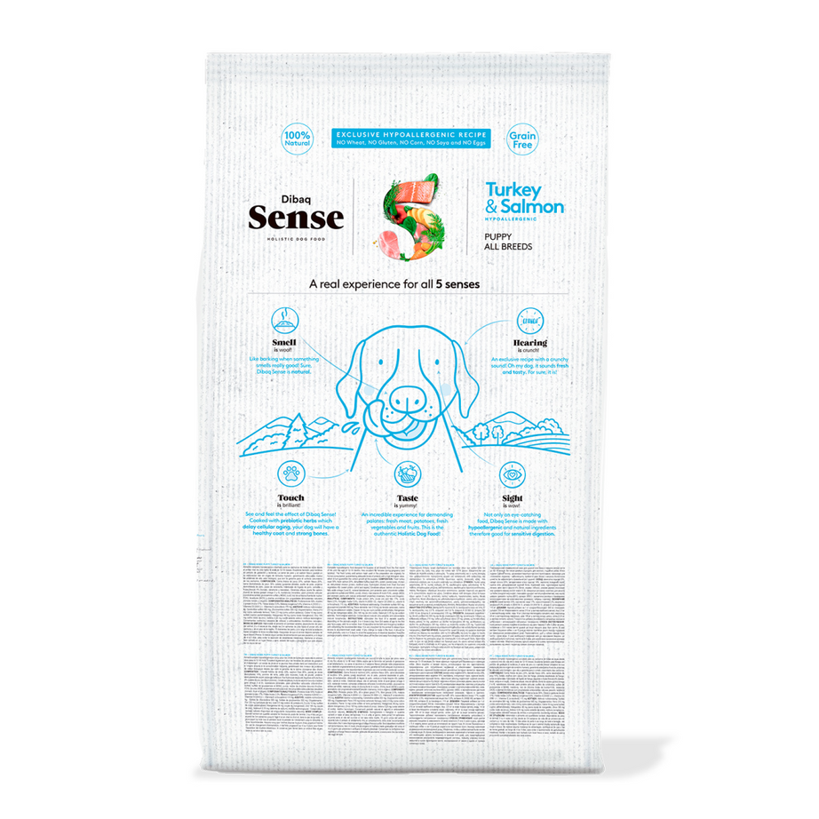 Dibaq Sense Grain Free Salmon - Hypoallergenic dog food for all breeds