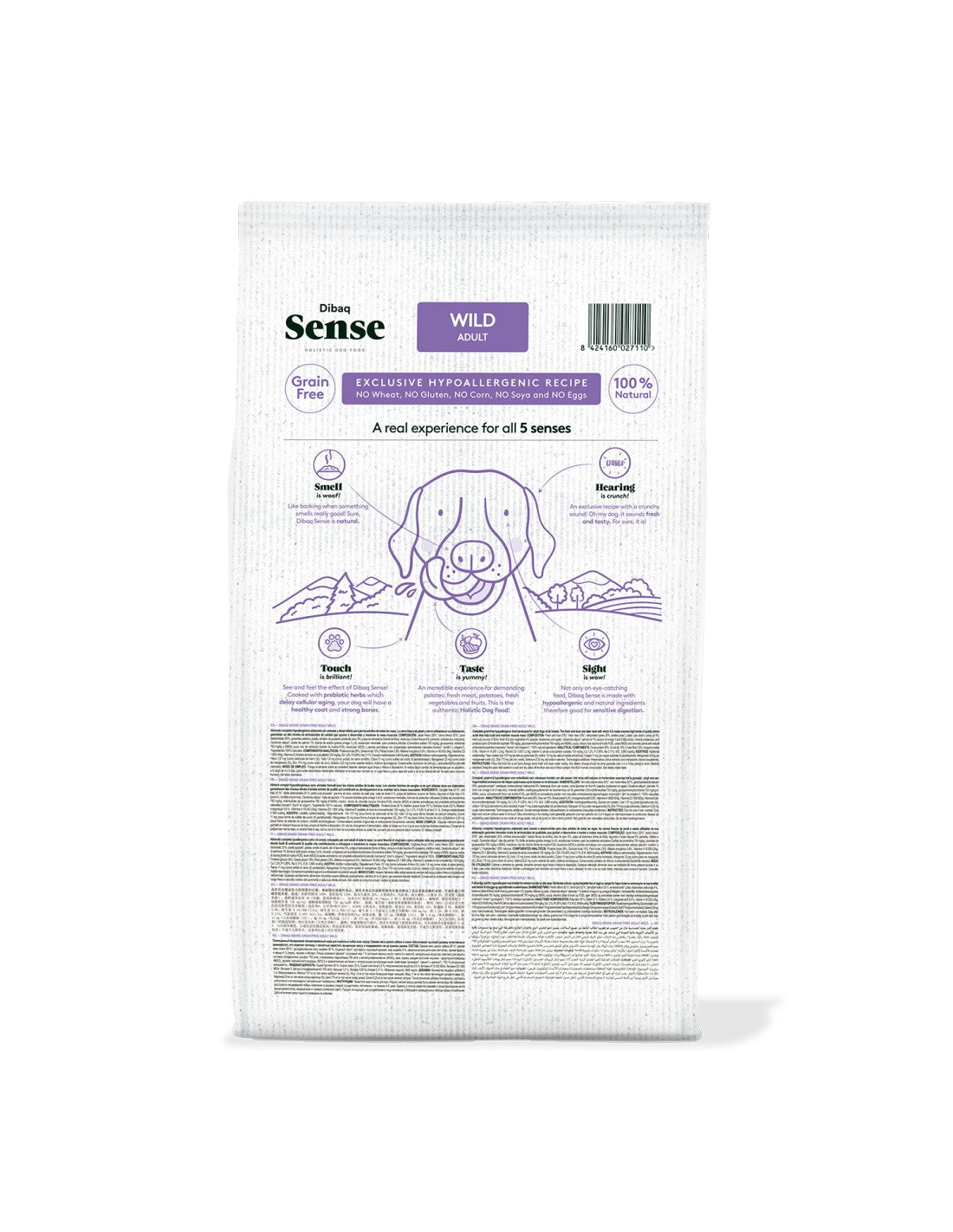 Dibaq Sense Grain Free Salmon - Hypoallergenic dog food for all breeds