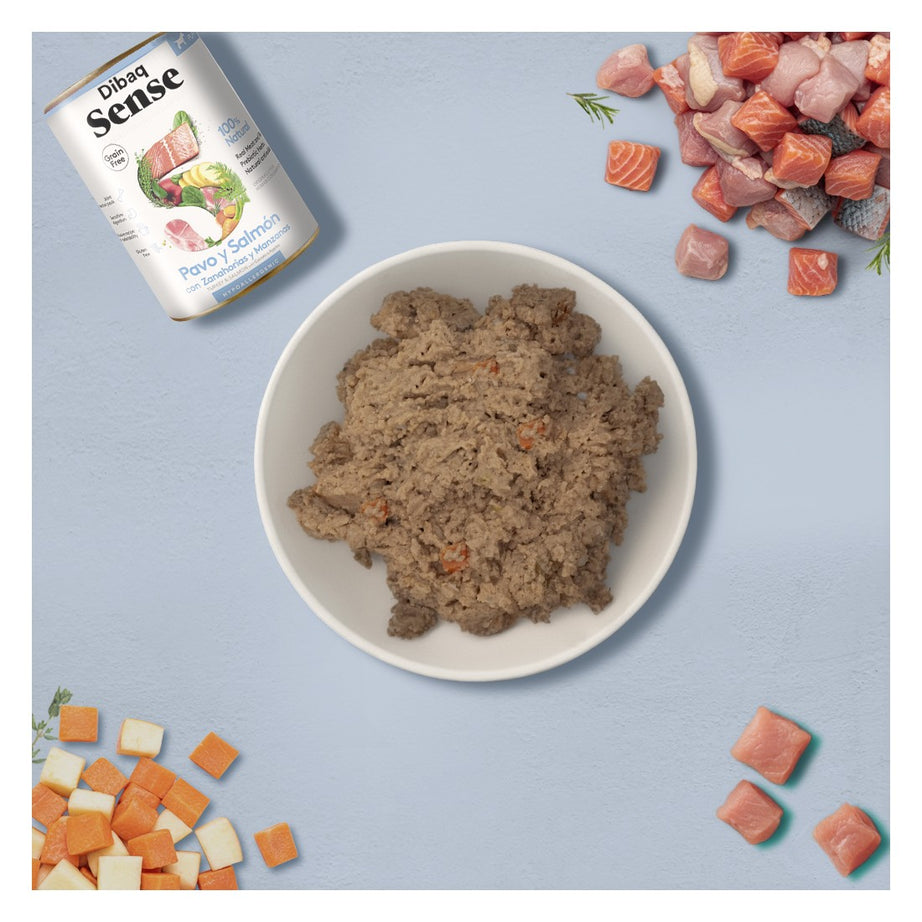 Húmido Dibaq Sense Salmão & Peru para Cachorro 190g