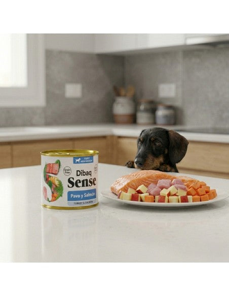 Húmido Dibaq Sense Salmão & Peru para Cachorro 190g