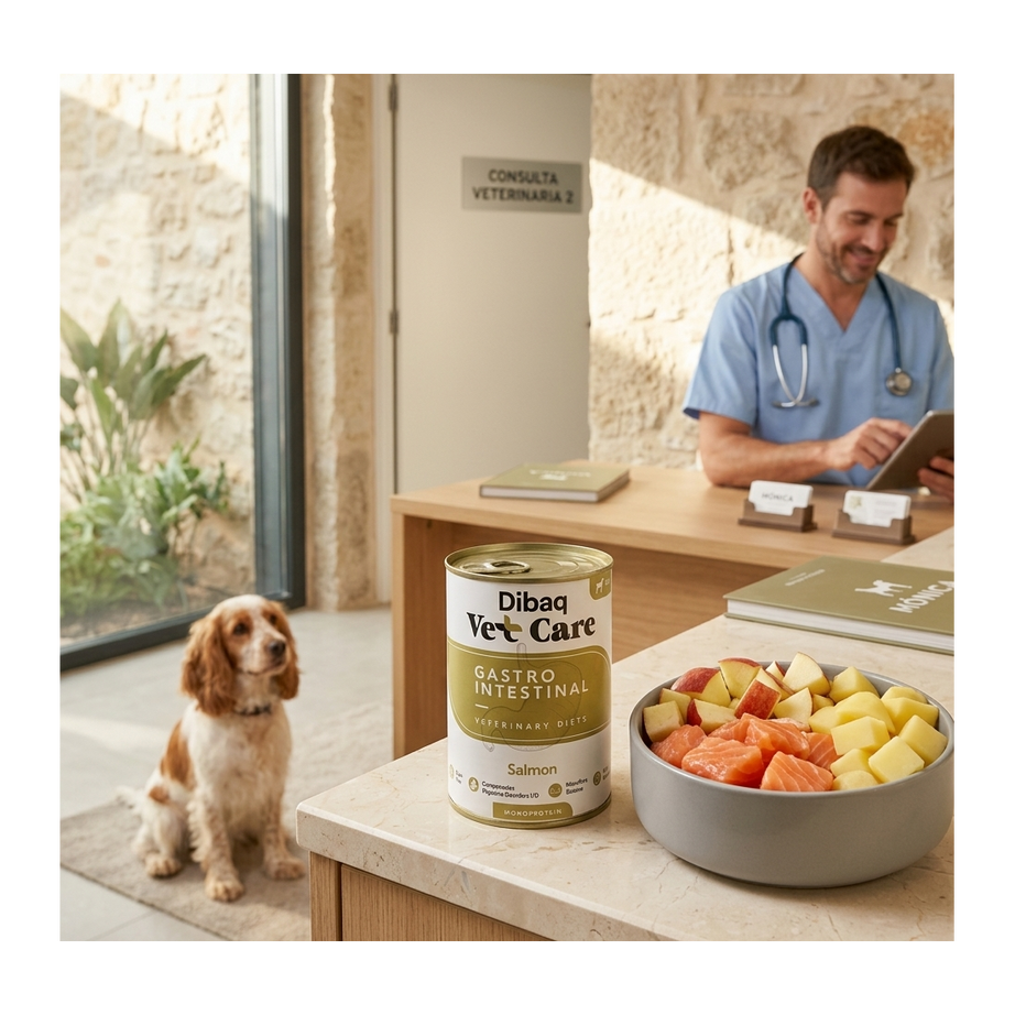 Dibaq Vet Care Dog Gastrointestinal Salmão 380gr